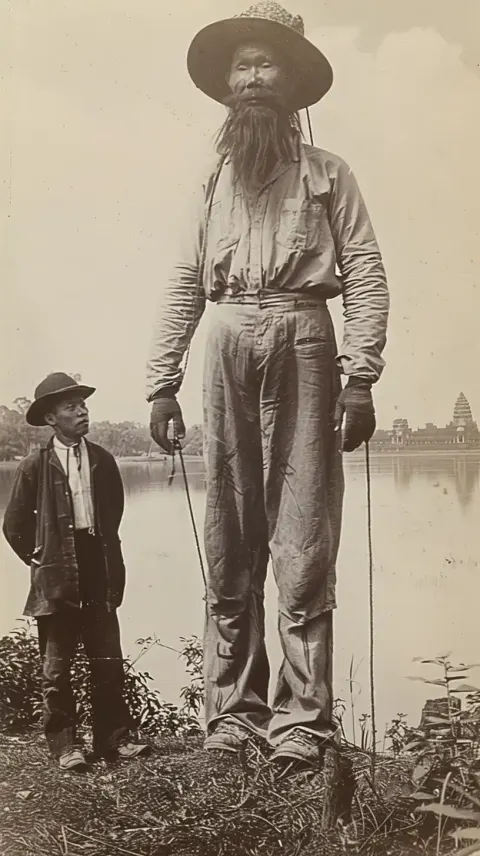 Vintage Cambodian Giant at Angkor Wat