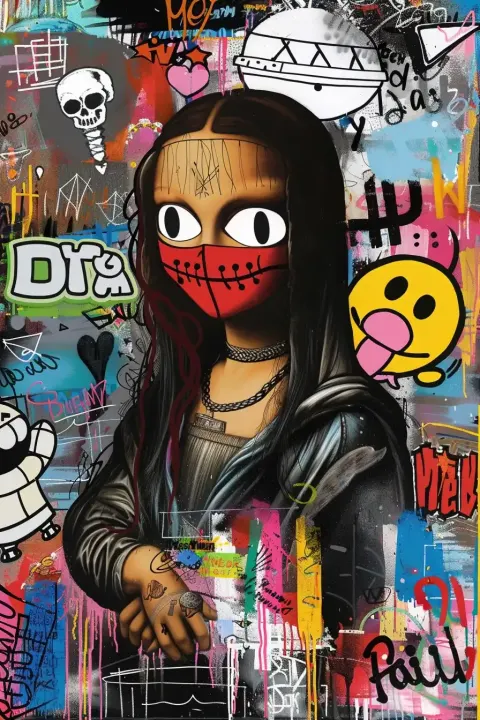 Raw Mona Lisa Portrait