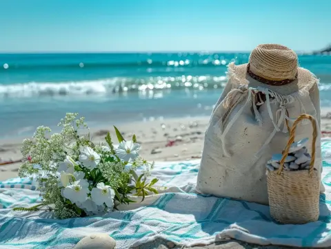 Beach Bag Still Life