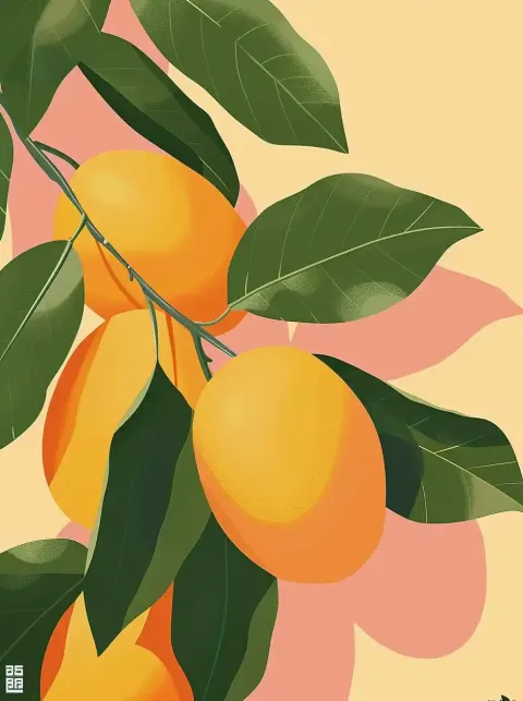 Flat Mangoes Poster