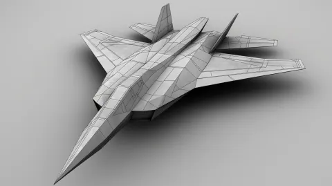 Minimalistic Stealth Jet Model