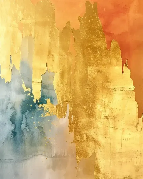 Gold Paper Watercolor Stylize