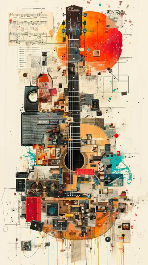 Ephemeral Musical Collage