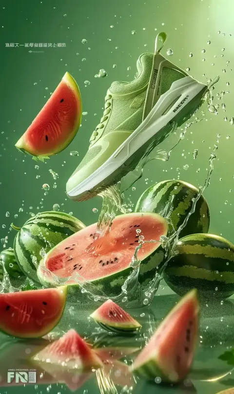 Surreal Watermelon Cascade
