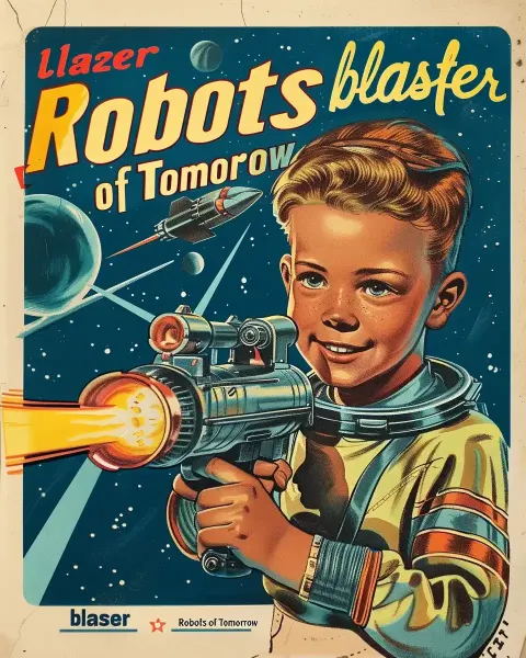 Retro Lazer Blaster Magazine