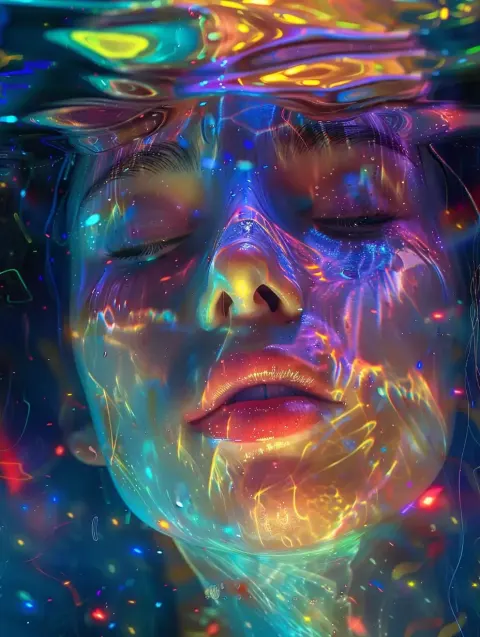 Psychedelic Goddess Vision