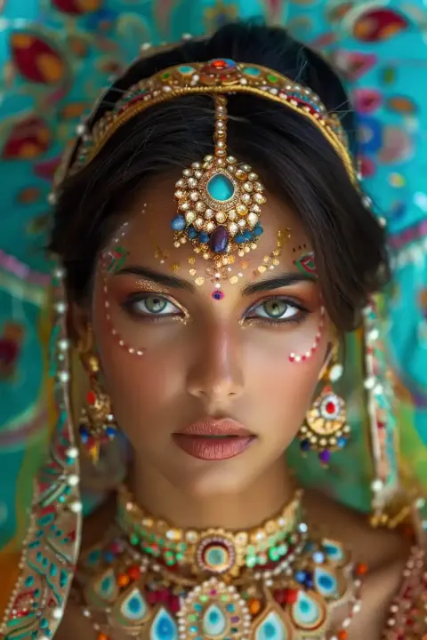 Colorful Indian Portrait