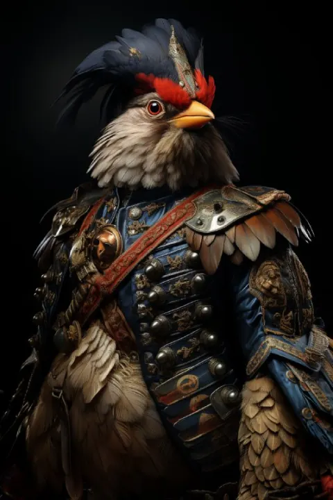 Angry Birds Hero Reimagined as Renaissance Painting