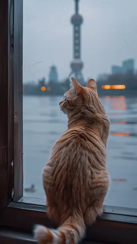 Raw Cat at Oriental Pearl