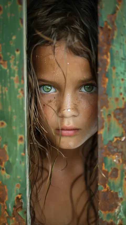 Curious Girl in Chaos