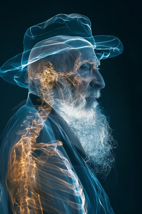 Translucent Rabbi Light Painting