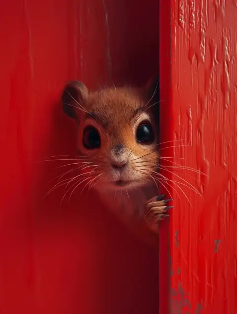 Pixar Squirrel Peekaboo