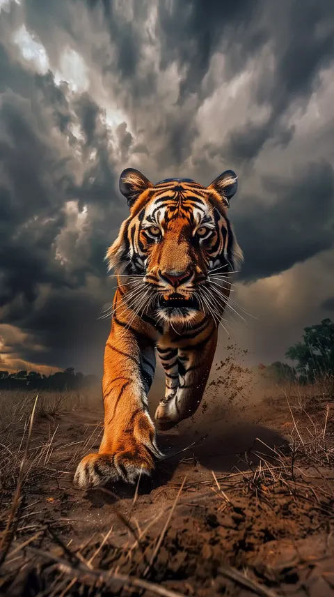 Cinematic Tiger Approach