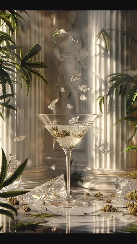 Luxurious Martini Still Life