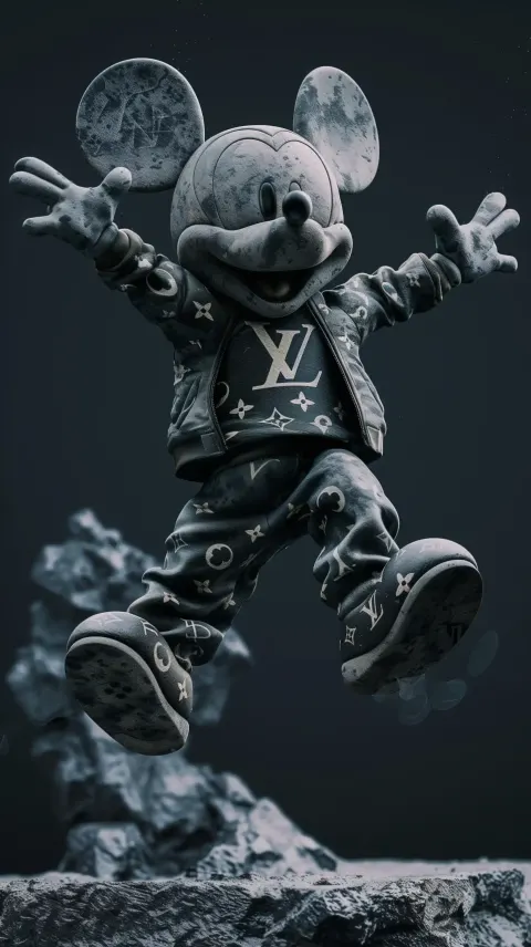 Stone LV Mouse Jumping
