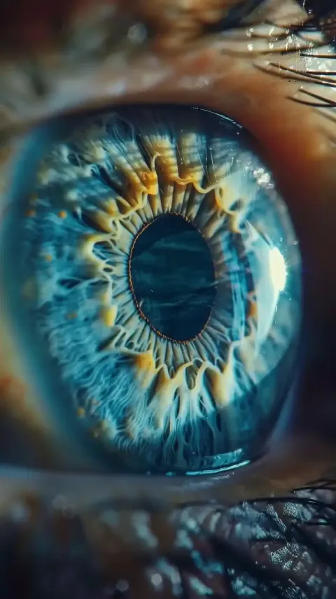 High-Def Blue Eye Closeup