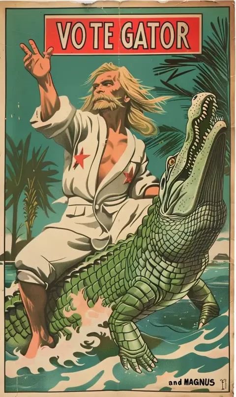 Communist Gator Propaganda