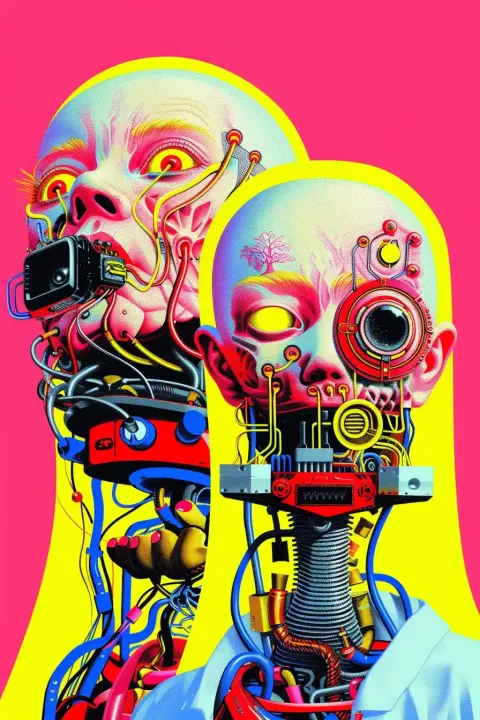 Futuristic Renaissance Faces