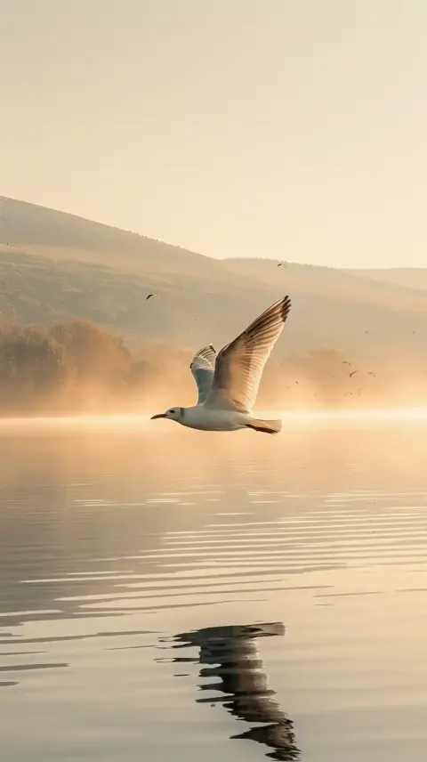 Sunset Wader Reflections