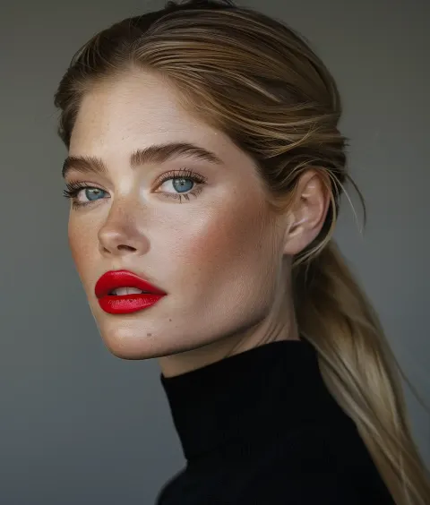 Elegant Blonde Portrait