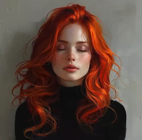 Concept Art Redhead Portrait