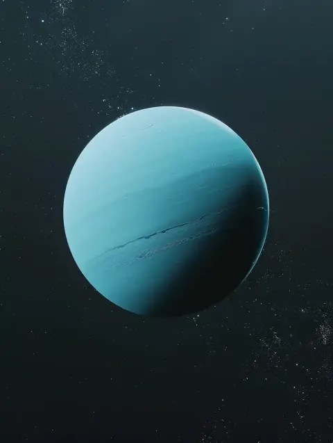 Photorealistic Uranus Planet