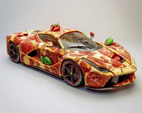 Pizza Ferrari in Photorealism