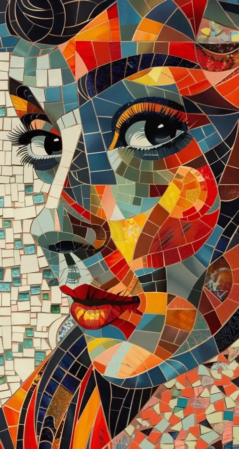 Cubist Audrey Mosaic Wall