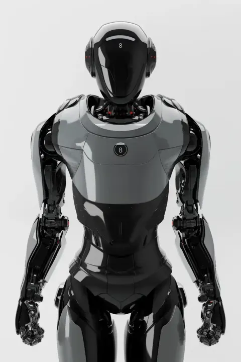 Robotic Figure in 8K