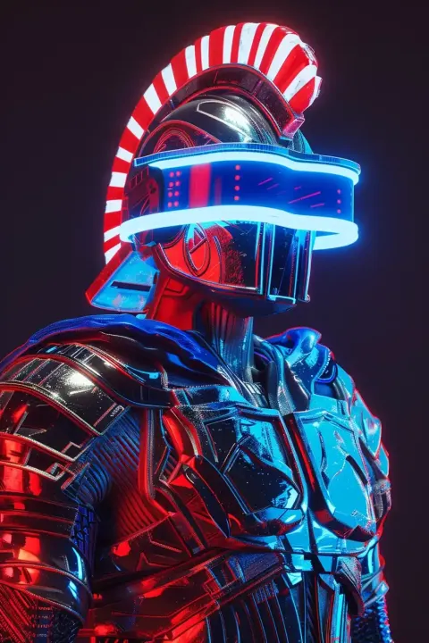 Retro Raypunk Hero Costume