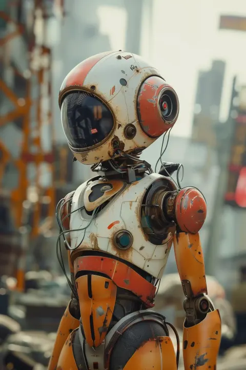 Retrofuture Robot Stylized Movement