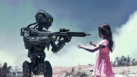 Robotic Threat to Child