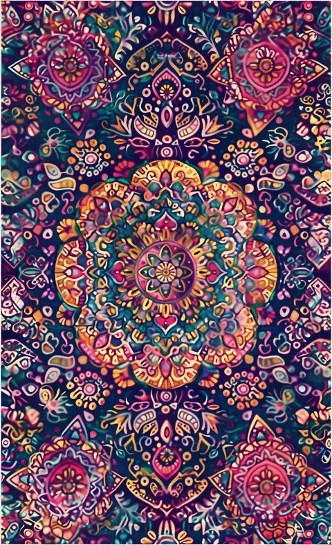 Boho Video Game Mandala