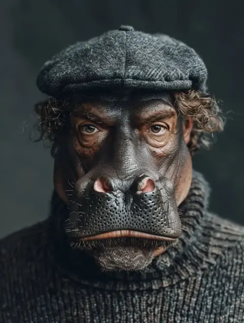 Hybrid Portrait Realistic Surrealism
