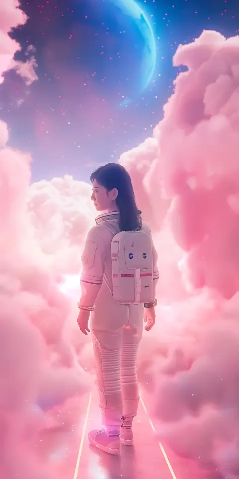 Extraterrestrial Astronaut Girl