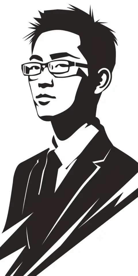 Silhouette Japanese Business Icon
