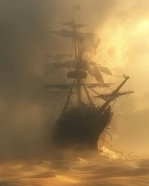 Ghostly Black Pearl Wreck