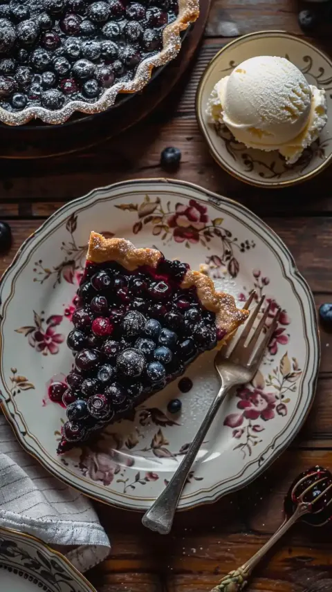 Raw Blueberry Tart