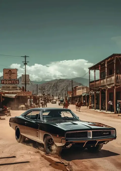 Cinematic Cowboy Town Dodge