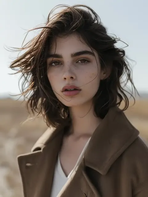 Androgynous Model in Fashion Editorial