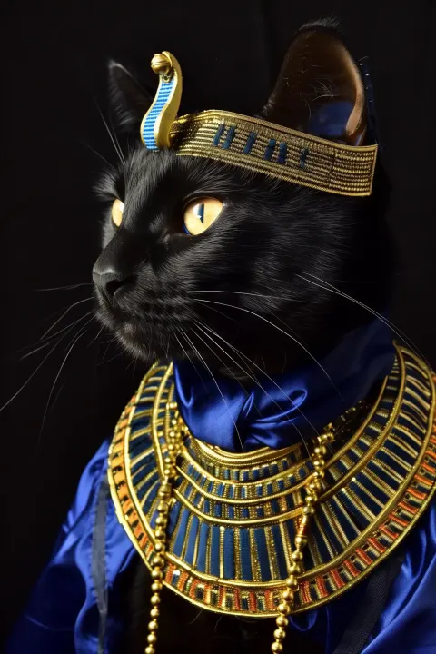 Egyptian Cat Portrait HD