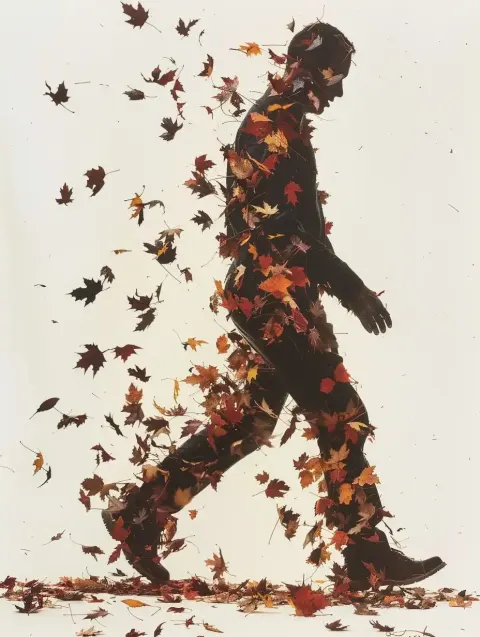 Leaf Man in Symmetry