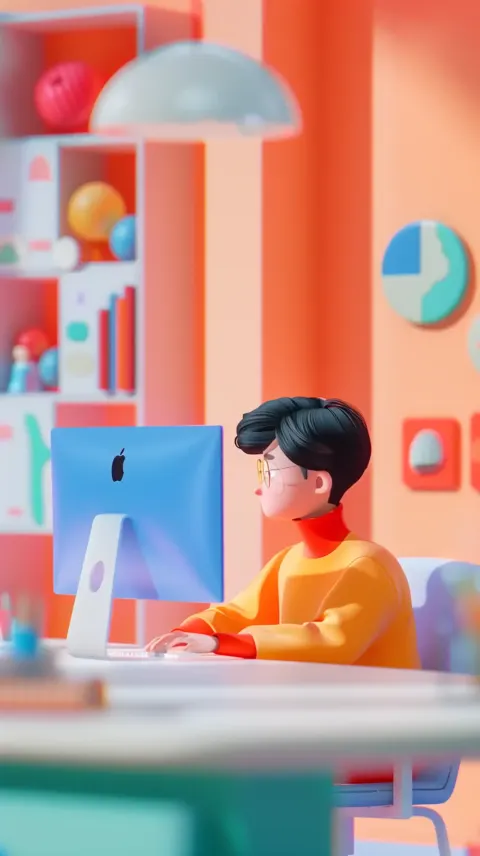 Whimsical 3D Artist Animation