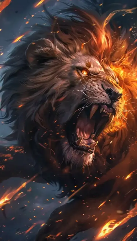 Fantasy Lion Artgerm Style