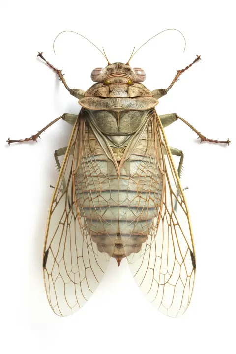 Cicada in Bryce Realism