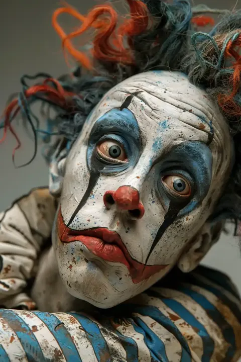 Striped Clown by Raffaello
