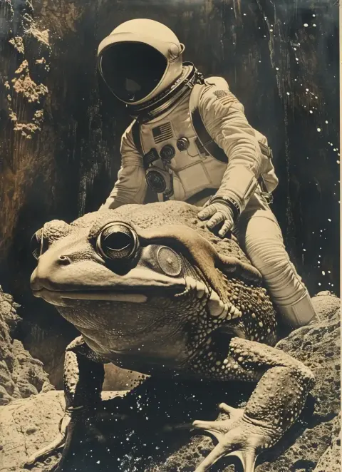 Frog-Riding Astronaut - AR 811