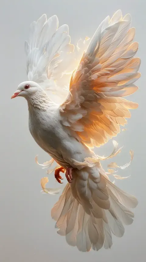 Realistic Dove Tattoo Design