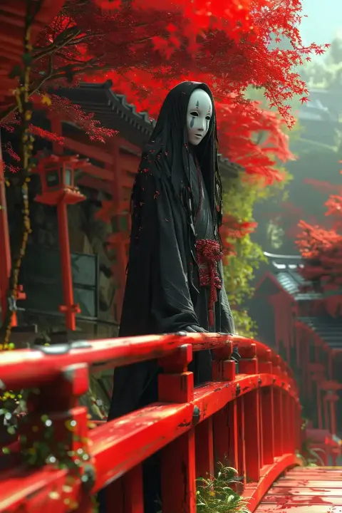 Dynamic No-Face on Bridge