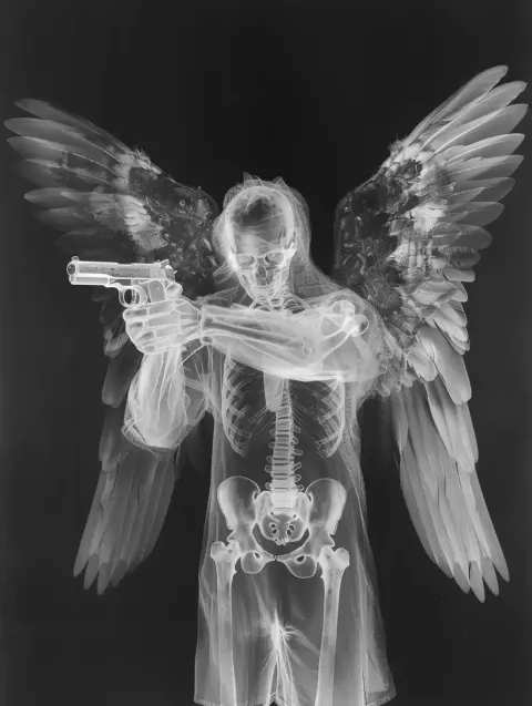 Realistic Angel X-Ray Gun